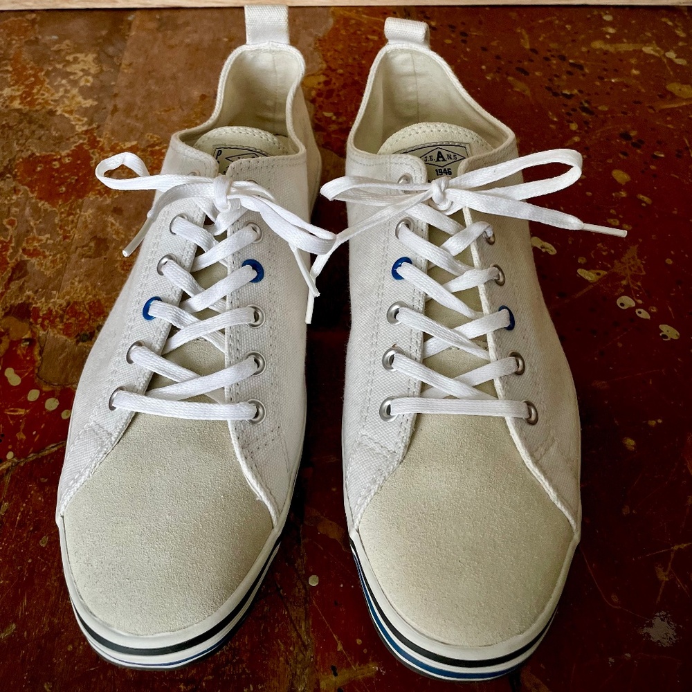Paul Smith Men's White Musa Canvas Trainers shoes